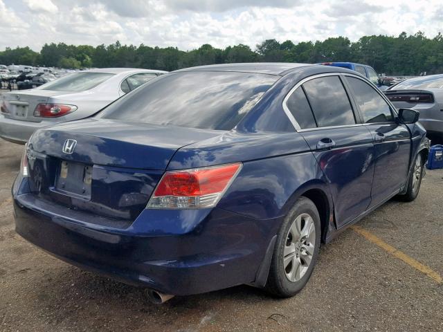 1HGCP2F43AA088540 - 2010 HONDA ACCORD LXP BLUE photo 4