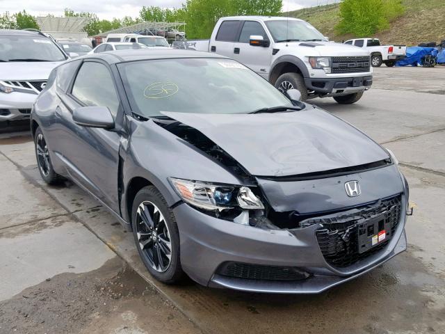 JHMZF1D4XES000087 - 2014 HONDA CR-Z GRAY photo 1