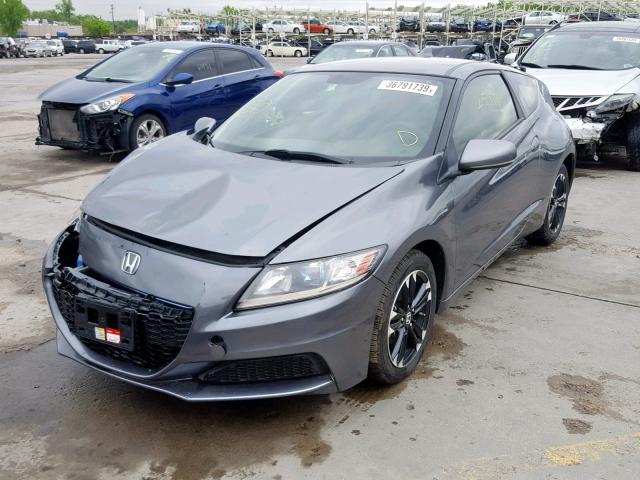 JHMZF1D4XES000087 - 2014 HONDA CR-Z GRAY photo 2