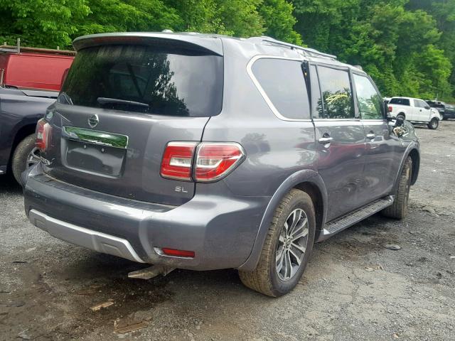 JN8AY2ND2JX002835 - 2018 NISSAN ARMADA SV GRAY photo 4