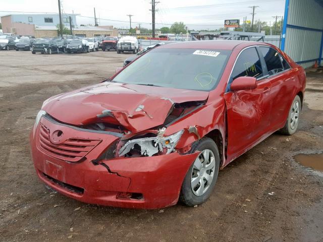 4T1BE46K67U005017 - 2007 TOYOTA CAMRY NEW RED photo 2