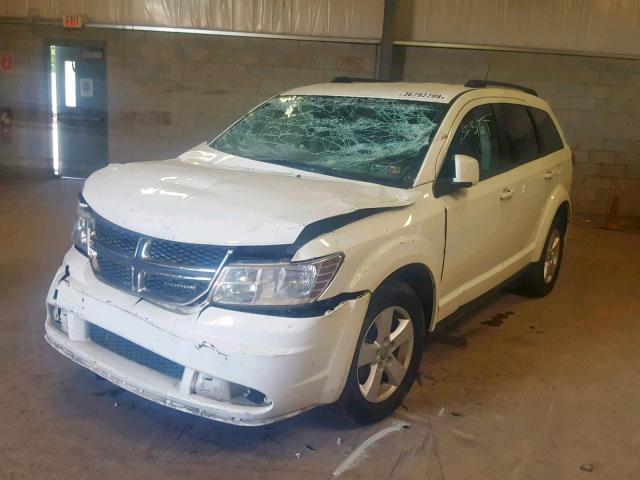 3D4PH1FG6BT519774 - 2011 DODGE JOURNEY MA WHITE photo 2