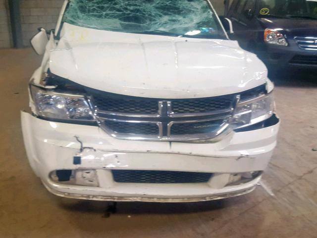 3D4PH1FG6BT519774 - 2011 DODGE JOURNEY MA WHITE photo 7