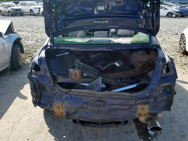 1HGCR2F8XEA075254 - 2014 HONDA ACCORD EXL BLUE photo 9