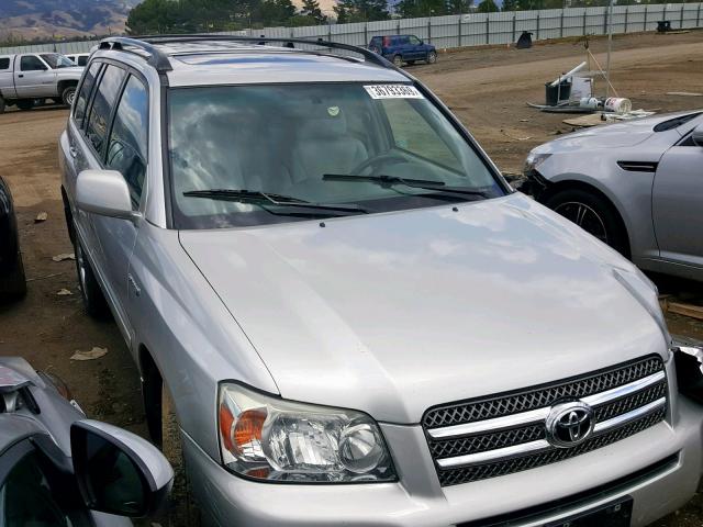 JTEEW21A670044436 - 2007 TOYOTA HIGHLANDER SILVER photo 1