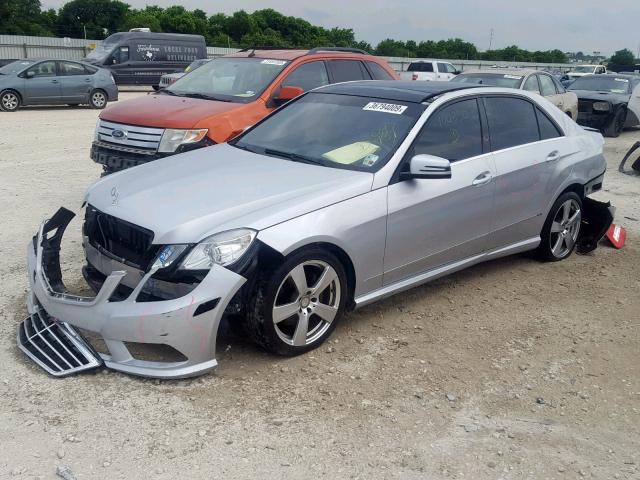 WDDHF5GB6AA047931 - 2010 MERCEDES-BENZ E 350 GRAY photo 2