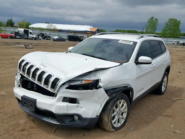 1C4PJLCB3GW264959 - 2016 JEEP CHEROKEE L WHITE photo 2