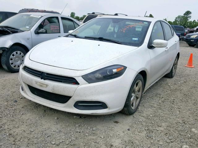 1C3CDFBBXGD652778 - 2016 DODGE DART SXT WHITE photo 2