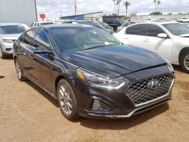 5NPE34ABXJH685844 - 2018 HYUNDAI SONATA SPO BLACK photo 1