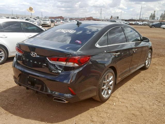 5NPE34ABXJH685844 - 2018 HYUNDAI SONATA SPO BLACK photo 4