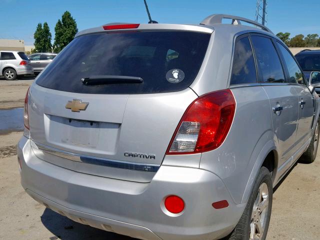 3GNAL3EK1DS617906 - 2013 CHEVROLET CAPTIVA LT SILVER photo 4