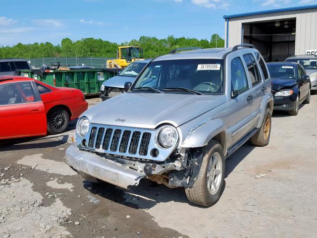 1J4GK58K86W140387 - 2006 JEEP LIBERTY LI SILVER photo 2