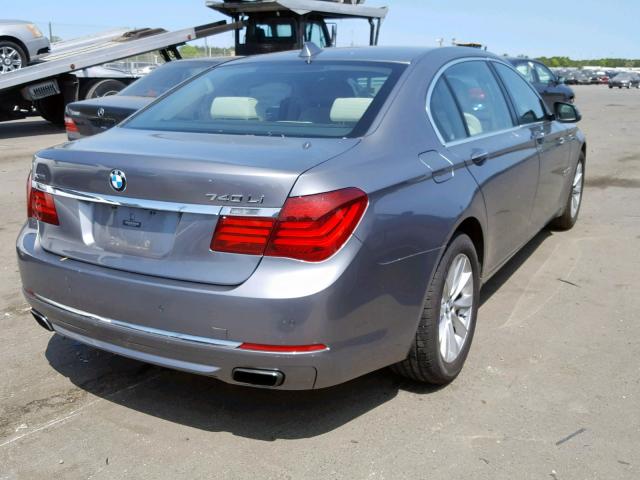 WBAYF4C57ED282165 - 2014 BMW 740 LXI GRAY photo 4