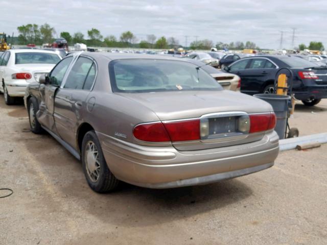 1G4HR54K22U246492 - 2002 BUICK LESABRE LI TAN photo 3