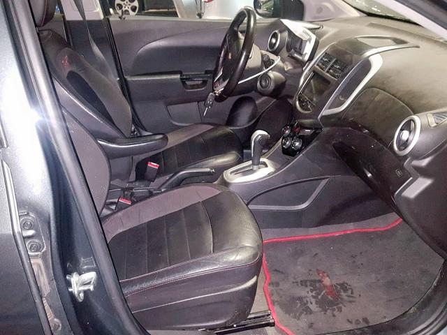 1G1JG6SB1D4145783 - 2013 CHEVROLET SONIC RS GRAY photo 5