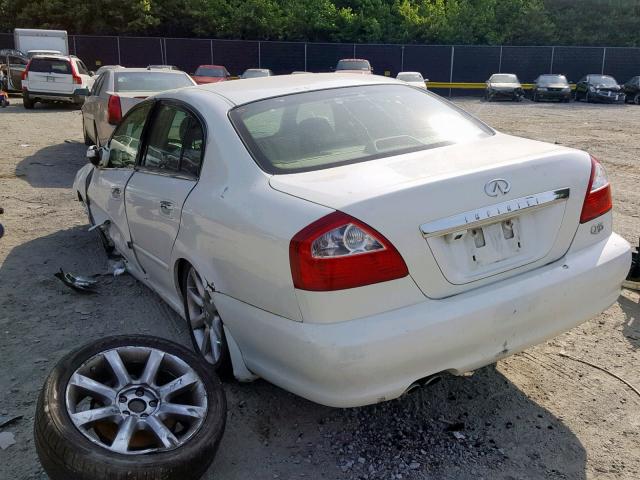 JNKBF01A83M101541 - 2003 INFINITI Q45 WHITE photo 3