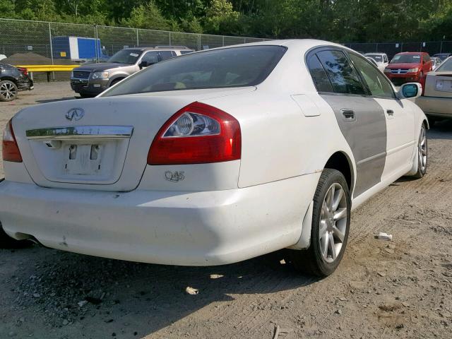 JNKBF01A83M101541 - 2003 INFINITI Q45 WHITE photo 4