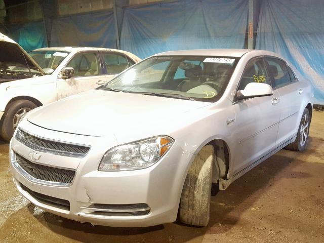 1G1ZF57529F148447 - 2009 CHEVROLET MALIBU HYB SILVER photo 2