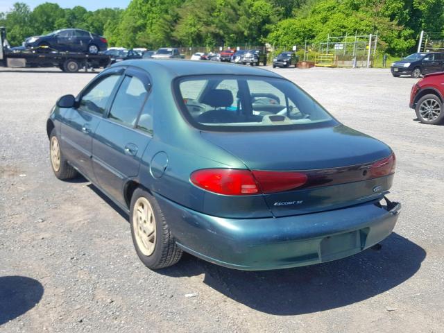 1FAFP13P7XW149877 - 1999 FORD ESCORT SE GREEN photo 3