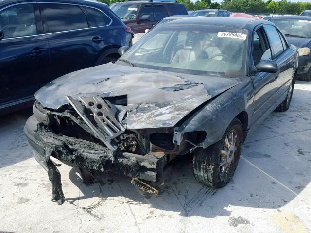 2G4WF551911297133 - 2001 BUICK REGAL GS GRAY photo 2