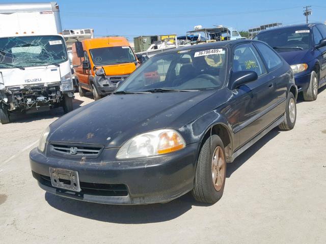 2HGEJ6447TH124559 - 1996 HONDA CIVIC DX BLACK photo 2