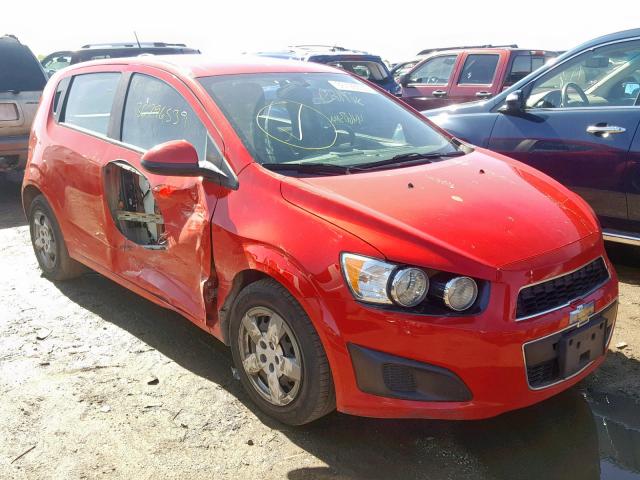 1G1JA6SH8G4144785 - 2016 CHEVROLET SONIC LS RED photo 1