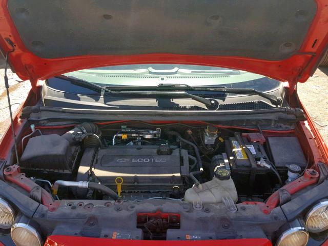 1G1JA6SH8G4144785 - 2016 CHEVROLET SONIC LS RED photo 7