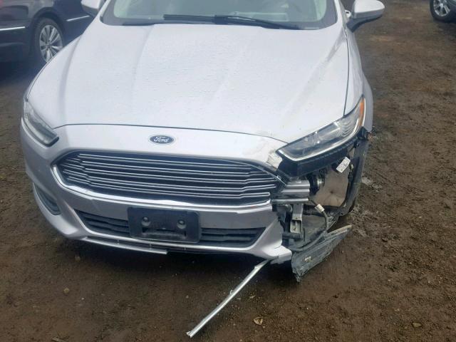 3FA6P0G72DR179193 - 2013 FORD FUSION S SILVER photo 7