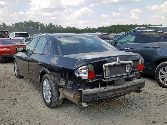 1LNHM87A94Y642014 - 2004 LINCOLN LS BLACK photo 3