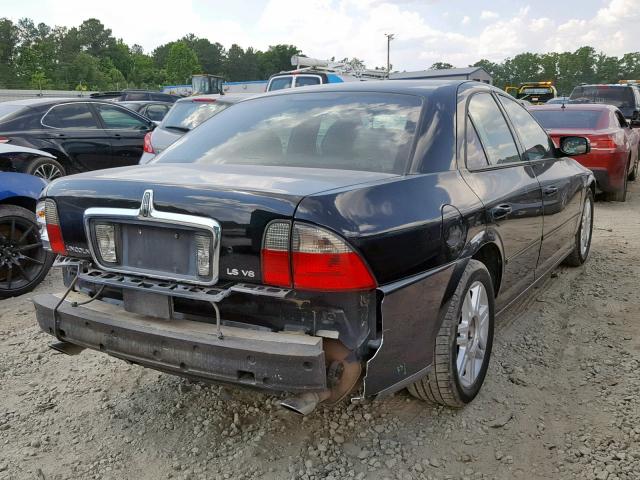 1LNHM87A94Y642014 - 2004 LINCOLN LS BLACK photo 4