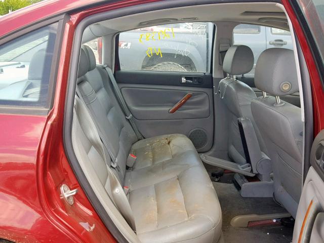 WVWEH63B61E034561 - 2001 VOLKSWAGEN PASSAT GLX 红色 照片 6