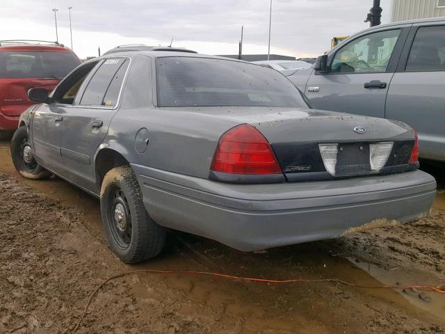 2FAHP71W87X100150 - 2007 FORD CROWN VICT GRAY photo 3