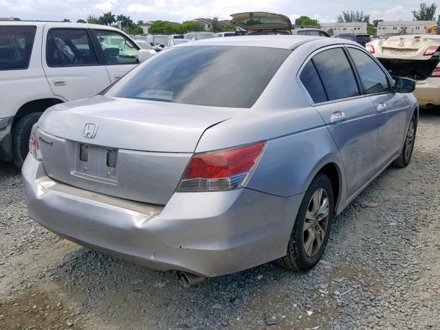 1HGCP26458A053850 - 2008 HONDA ACCORD LXP SILVER photo 4