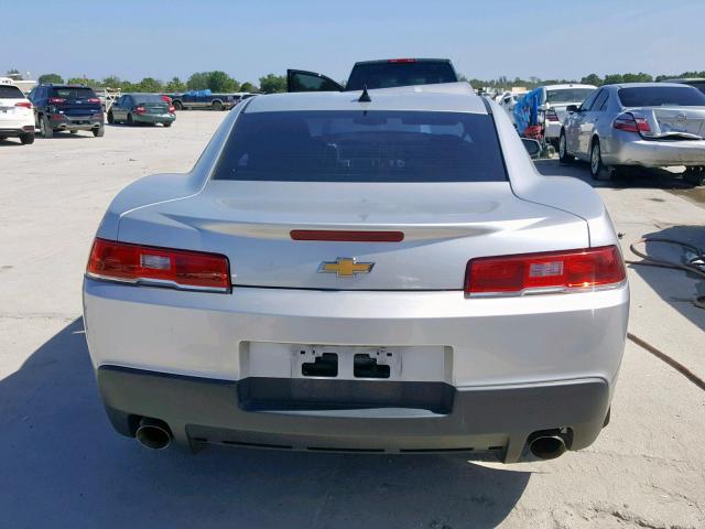 2G1FE1E39E9246975 - 2014 CHEVROLET CAMARO LS SILVER photo 6