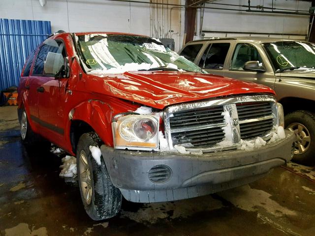 1D4HB38N55F611549 - 2005 DODGE DURANGO ST RED photo 1