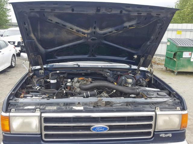 1FMEU15N7KLA65641 - 1989 FORD BRONCO U10 BLUE photo 7