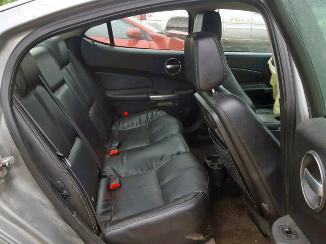 2G2WP552X81101614 - 2008 PONTIAC GRAND PRIX GRAY photo 6