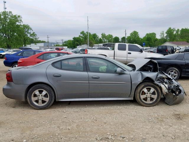 2G2WP552X81101614 - 2008 PONTIAC GRAND PRIX GRAY photo 9