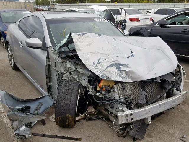 JNKCV64E98M126030 - 2008 INFINITI G37 BASE SILVER photo 1