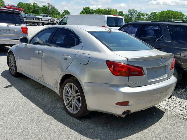 JTHCK262662004495 - 2006 LEXUS IS 250 SILVER photo 3