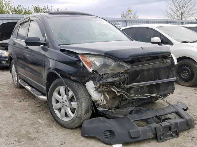 5J6RE48728L818562 - 2008 HONDA CR-V EXL BLACK photo 1