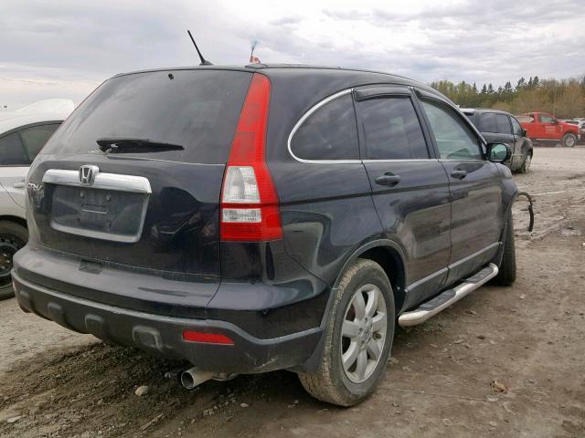 5J6RE48728L818562 - 2008 HONDA CR-V EXL BLACK photo 4