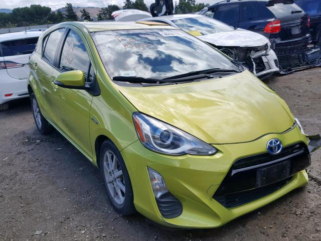 JTDKDTB32G1133451 - 2016 TOYOTA PRIUS C GREEN photo 1