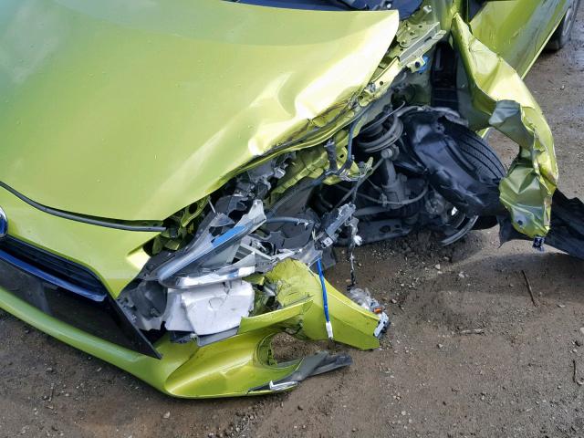 JTDKDTB32G1133451 - 2016 TOYOTA PRIUS C GREEN photo 9