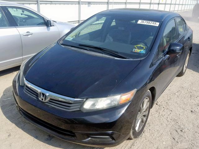 19XFB2F95CE331853 - 2012 HONDA CIVIC EXL 灰色 照片 2