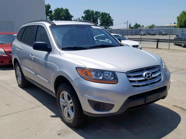 5NMSG3AB8AH345297 - 2010 HYUNDAI SANTA FE G SILVER photo 1