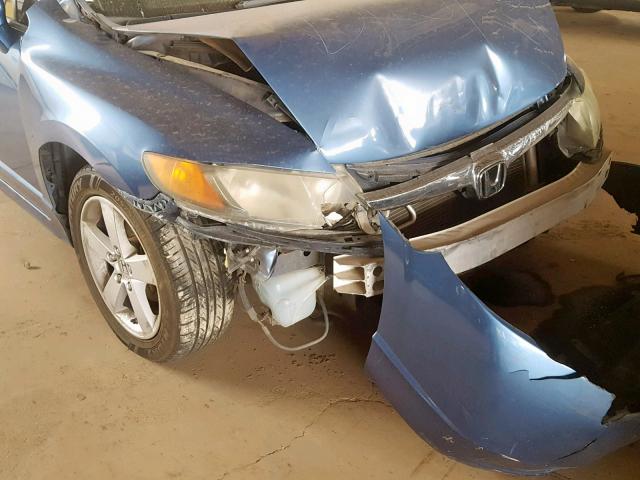 1HGFA16988L052202 - 2008 HONDA CIVIC EXL 蓝色 照片 10