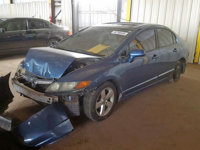 1HGFA16988L052202 - 2008 HONDA CIVIC EXL 蓝色 照片 2