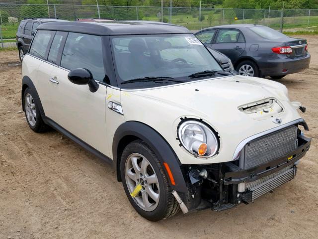 WMWMM3C58ATZ32698 - 2010 MINI COOPER S C WHITE photo 1