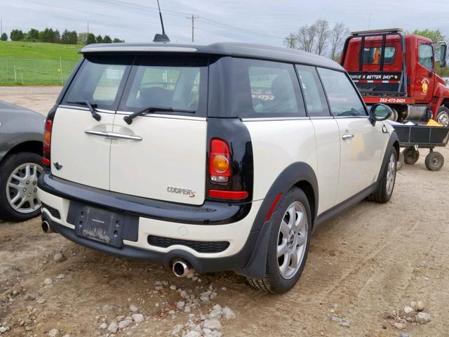 WMWMM3C58ATZ32698 - 2010 MINI COOPER S C WHITE photo 4